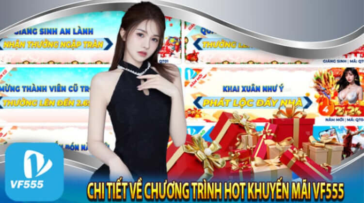 Ưu đãi và khuyến mãi hấp dẫn tại VF555.Casino