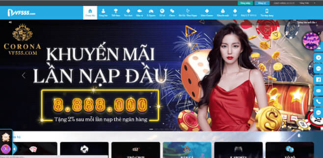 Ưu đãi và khuyến mãi tại VF555 VF555.casino