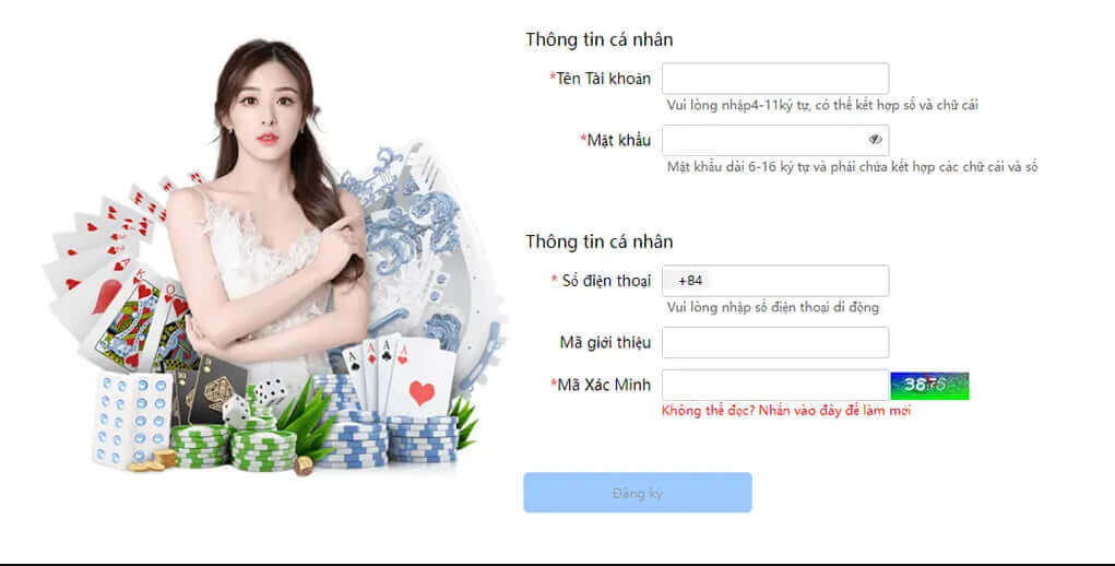 Cách thức đăng ký tài khoản trên VF555 App